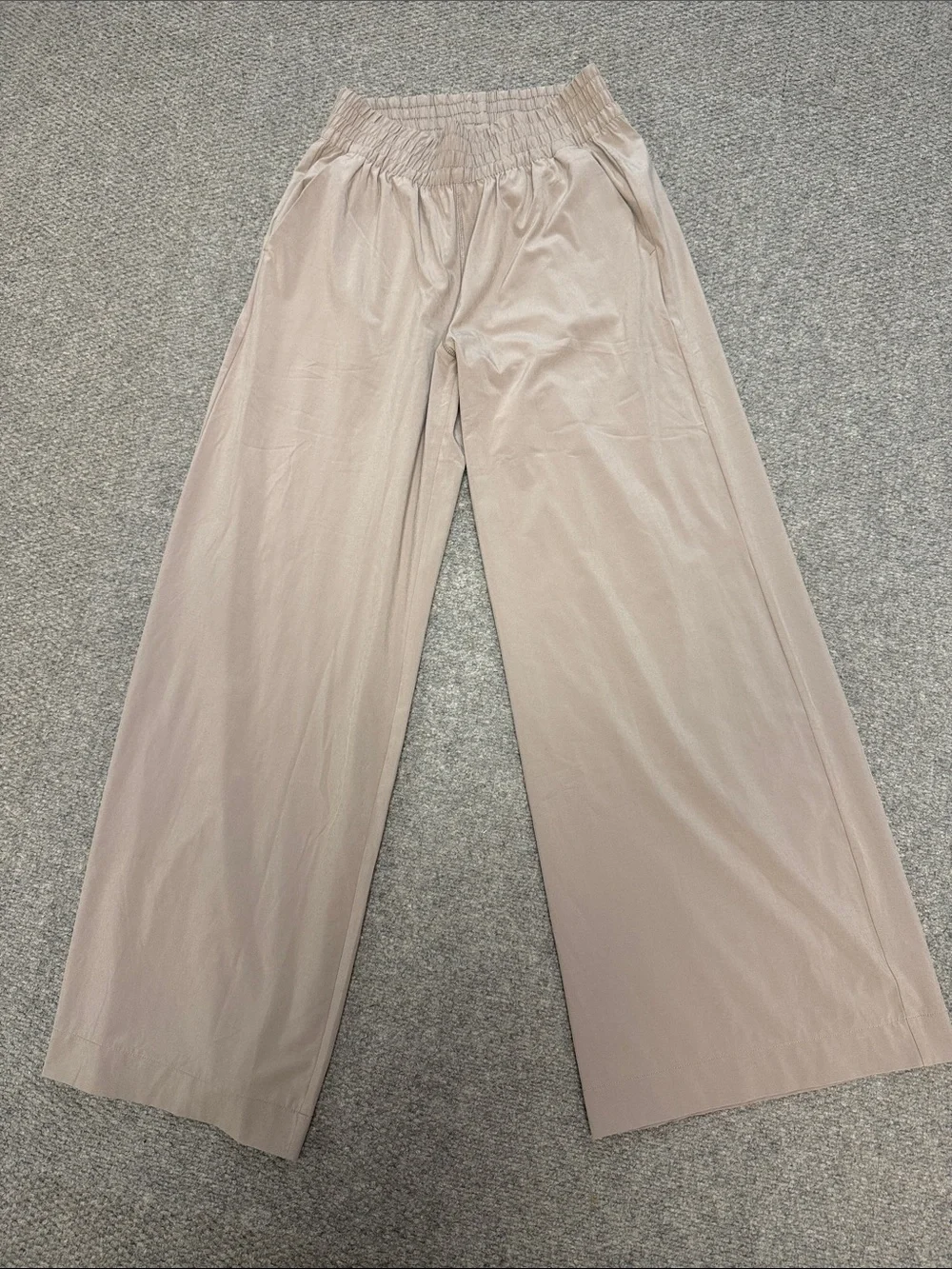 Vuori Wide Leg Pants in Taupe